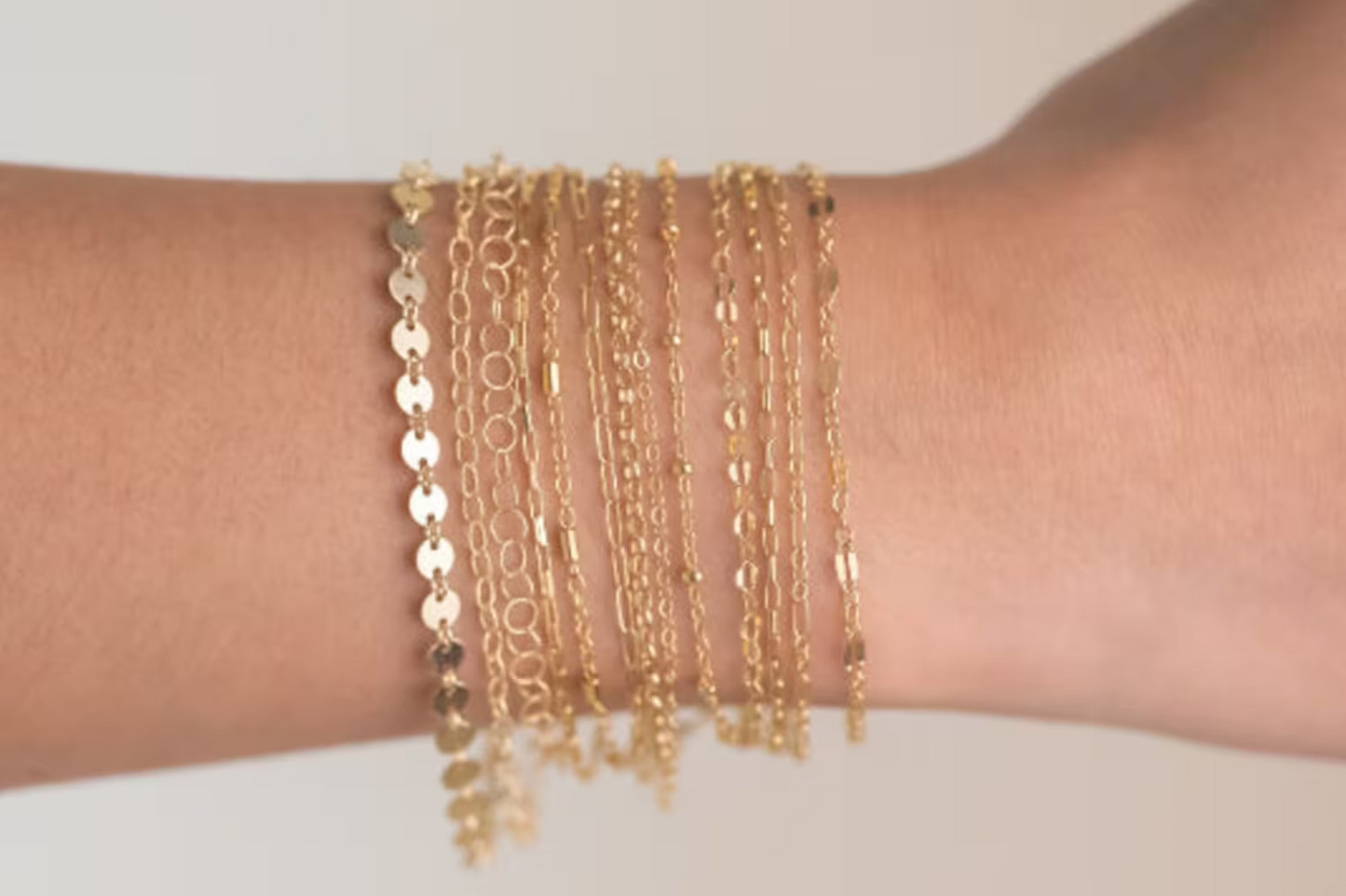 Permanent Jewelry - 14k Gold Fill, Sterling Silver, 14k Rose Gold Fill